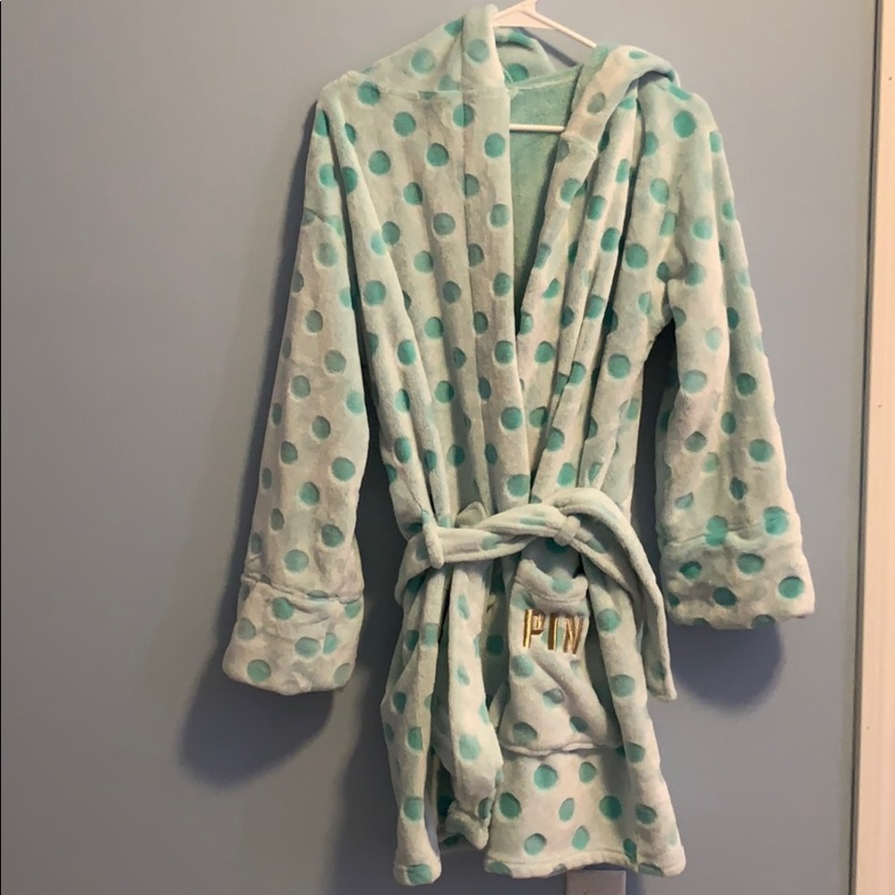 Blueish green PINK robe